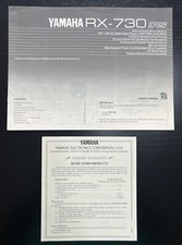 Yamaha RX-730 Ricevitore Stereo Suono Naturale Manuale Originale Istruzioni