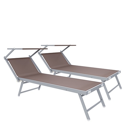 Coppia lettini prendisole - coppia,