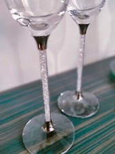 Calici flute da Champagne, con cristalli Swarovski