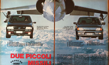 Clipping Articolo 1990 FIAT UNO TURBO i.e. ANTISKID vs FORD FIESTA 1.6 XR2i