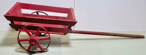 Carrello legno decorativo - carrello,