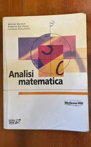 Analisi matematica bertsch - -,