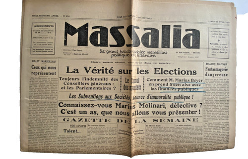 Massalia hebdo marsigliese - massalia,