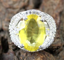 Anello Uomo Naturale Zaffiro