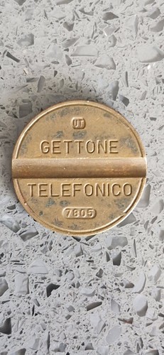 Gettone telefonico 7805 anno - telefonico,
