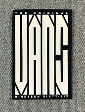 Adesivo VANS Off The Wall The Original Vans Nineteen Sixty-Six Skateboard 3"