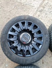 Cerchio in ferro  Con Coppone nero R16 Fiat 500X 205 / 55 / R16
