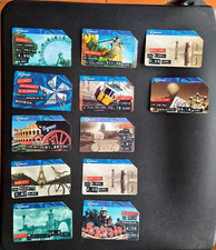 schede telefoniche usate Serie Il giro delle Capitali dell'Euro