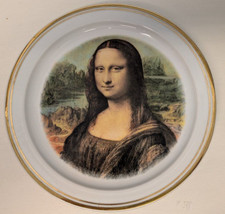 10"Vintage Mona Lisa plate by