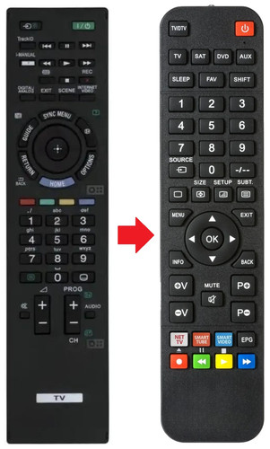 Telecomando adatto per - , sony