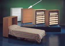 Mobile letto richiudibile BENIGNIMOBILI con rete ortopedica