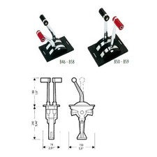 Scatola di comando Ultraflex Gemini Bileva B46 B50 B58 B59, Gas e Invertitore