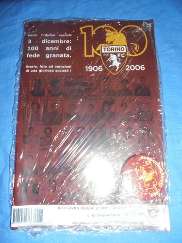 Match program torino calcio - torino,