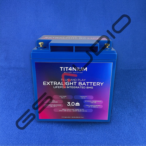 Batteria titanium 30ah - titanium,