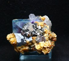 57,8 g Fluorite Cubica Blu