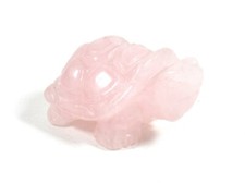 Tartaruga in Quarzo Rosa