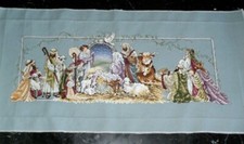 SCHEMA PUNTO CROCE PRESEPE NATALE CROSS STITCH CHRISTMAS NATIVITY XSD SCENE DMC