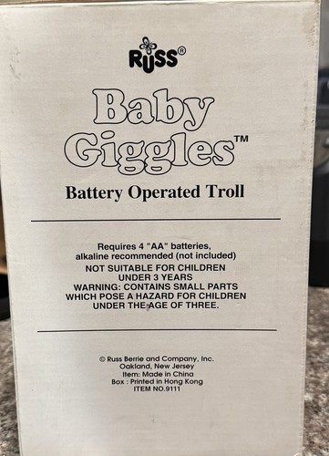 Vintage russ baby giggles - vintage,