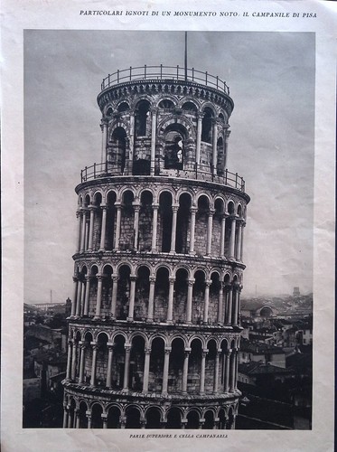 Stampa del 1928 campanile - stampa,