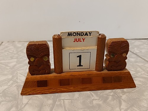 Calendario vintage legno - vintage, in