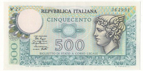 500 lire mercurio serie - lire,