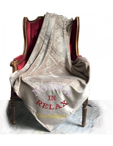 Plaid ricamato nonna - plaid, relax