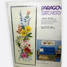 Kit ricamo crewel floreale da