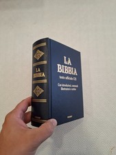 LA BIBBIA TESTO UFFICIALE CEI CON INTRODUZIONI, COMMENTI ILLUSTRAZIONI E CARTINE