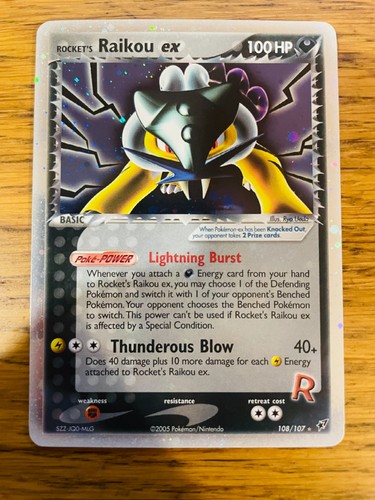 Rocket raikou ex - nm!, rocket's