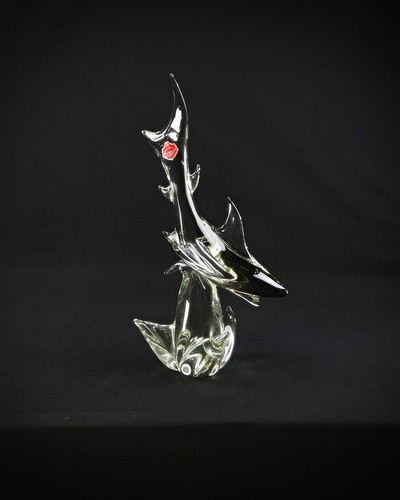 Requin verre murano - requin, en