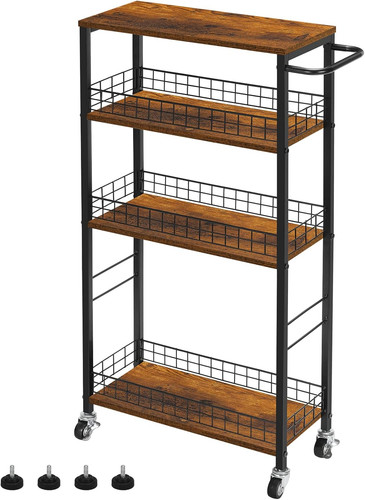 Carrello portaoggetti slim - slim, 4