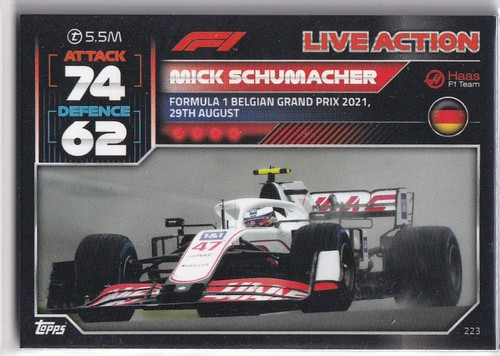 Carta topps turbo attax - carta, f1