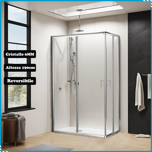 Box doccia angolare - doccia,