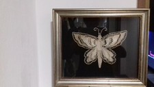 Quadro ad uncinetto -farfalla