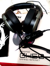 MSI Cuffie Gaming Over Ear 7.1 GH50 con Illuminazione RGB, USB Controllo volume