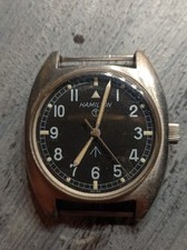 OROLOGIO HAMILTON MILITARE W10-6645-99 523-8290 VINTAGE 4395/ 1975 ACCIAIO 