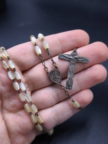 Collana rosario madreperla