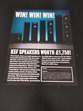 1994 KEF SPEAKERS Q SERIES CASSE VINTAGE AD PUB EPOCA