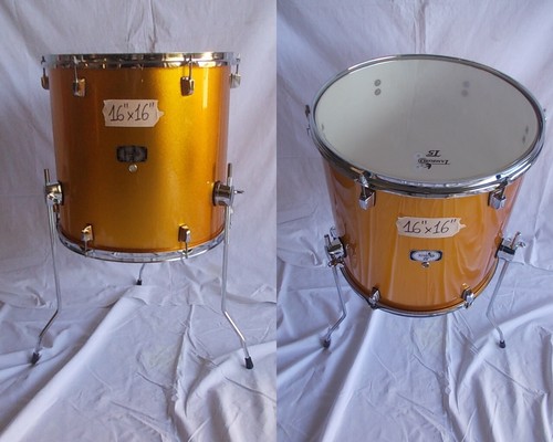 Tamburo yellow rust - yellow, sparkle