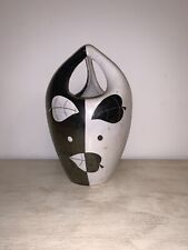 VASO in CERAMICA a LUSTRO stile DECO manifattura FANTECHI firmato