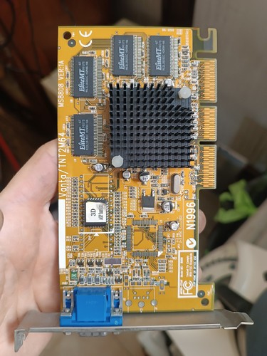 Scheda video vintage agp msi - vintage,