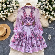 Vestito Abito Donna Corto Boho