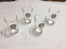 Lotto 4 Bicchieri Birra Dreher Vintage In Vetro