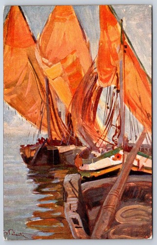 Cartolina antica italia arte - cartolina,