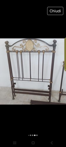 Letto ottone capo di - in,
