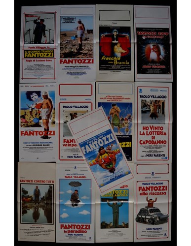 Lotto locandine fantozzi - lotto,