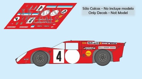 Decals lola t70 - mkiii, le