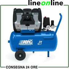 Compressore aria silenziato Abac Pole Position OS20P 24 litri 2,0Hp oilfree 9bar