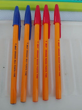 lotto 5 penne bic orange punta
