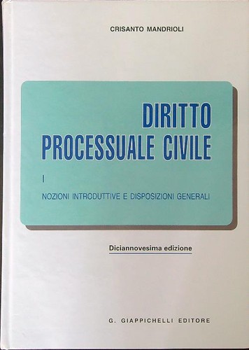 Diritto processuale civile - diritto,